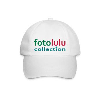 fotolulu collection Mütze - Baseballkappe - Weiß/Weiß - Vorne