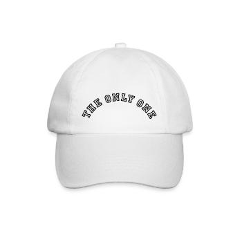 The Only One Collegestyle - Baseballkappe - Weiß/Weiß - Vorne