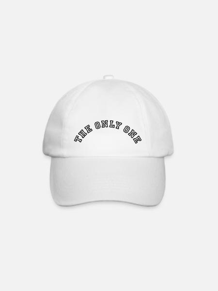 The Only One Collegestyle - Baseballkappe - Weiß/Weiß