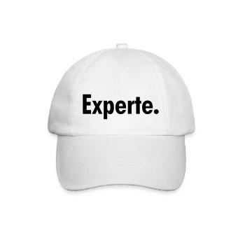 Experte - Baseballkappe - Weiß/Weiß - Vorne