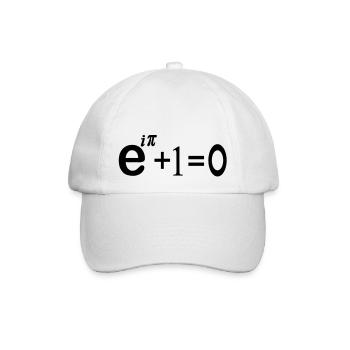 ei pi Gleichung - Baseballkappe - Weiß/Weiß - Vorne