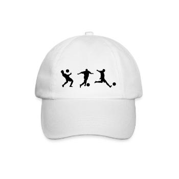 Soccer - Baseballkappe - Weiß/Weiß - Vorne