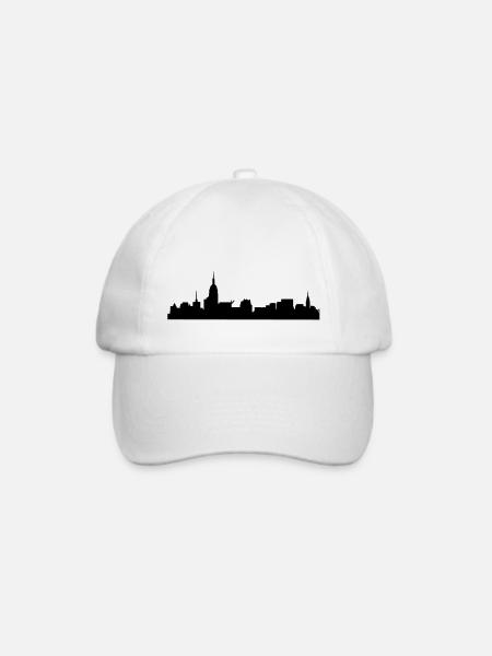 skyline - Baseballkappe - Weiß/Weiß