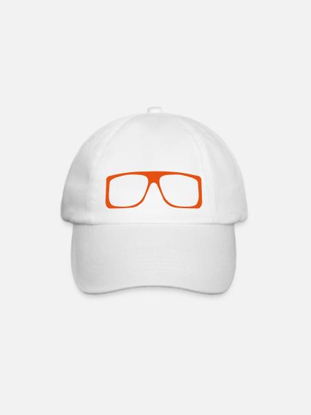 Fensterglas für 3005 - Baseballkappe - Weiß/Weiß