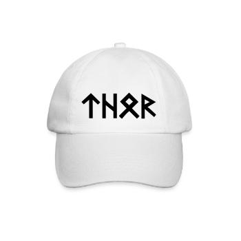 Thor Runen - Baseballkappe - Weiß/Weiß - Vorne