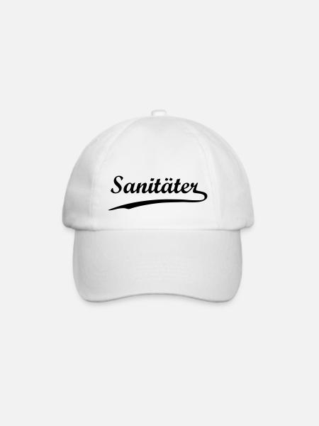 Sanitäter - Baseballkappe - Weiß/Weiß