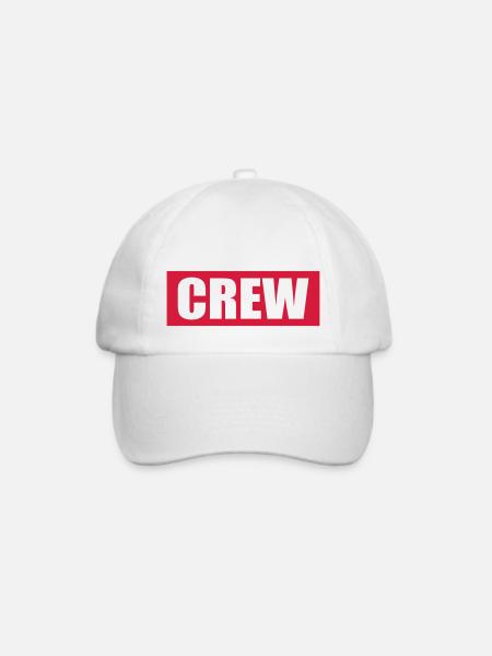 crew - Baseballkappe - Weiß/Weiß