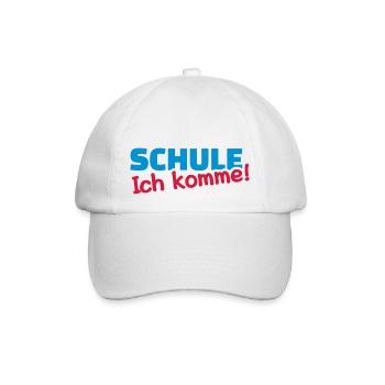 Einschulung - Baseballkappe - Weiß/Weiß - Vorne