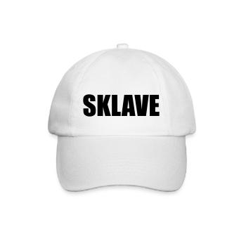 Sklave - Baseballkappe - Weiß/Weiß - Vorne