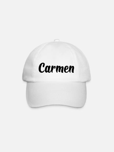 Carmen - Baseballkappe - Weiß/Weiß
