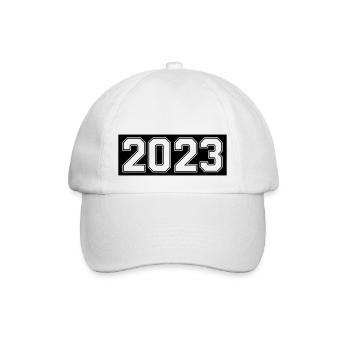 2023 - Baseballkappe - Weiß/Weiß - Vorne