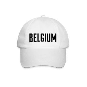 Belgien Belgien WK - Baseballkappe - Weiß/Weiß - Vorne