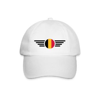 Belgien - Baseballkappe - Weiß/Weiß - Vorne