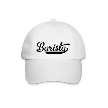 Barista - Baseballkappe - Weiß/Weiß - Vorne