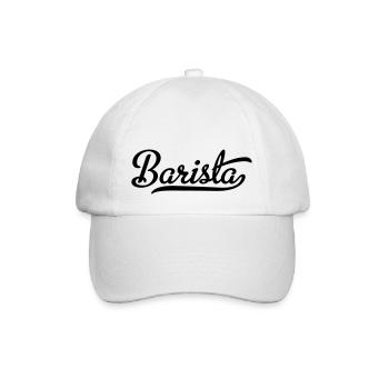 barista - Baseballkappe - Weiß/Weiß - Vorne