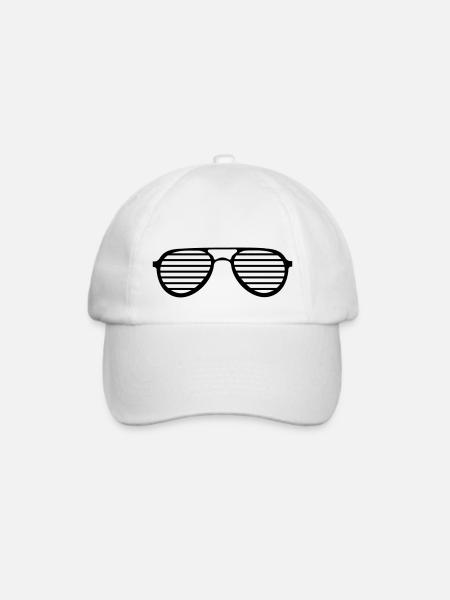 sonnenbrille - Baseballkappe - Weiß/Weiß