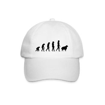 Darwin-Schafe - Baseballkappe - Weiß/Weiß - Vorne