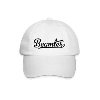 Beamter - Baseballkappe - Weiß/Weiß - Vorne