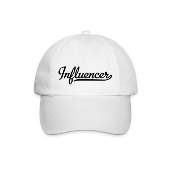 Influencer - Baseballkappe - Weiß/Weiß - Vorne