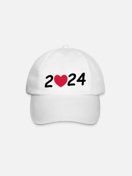 2024 - Baseballkappe - Weiß/Weiß