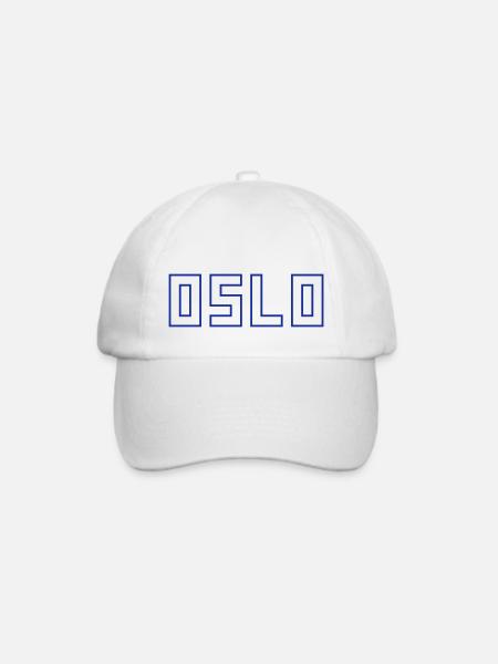 Oslo - Baseballkappe - Weiß/Weiß