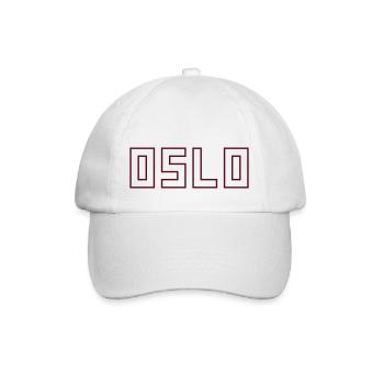 Oslo - Baseballkappe - Weiß/Weiß - Vorne