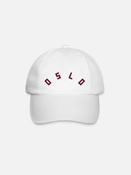 Oslo - Baseballkappe - Weiß/Weiß