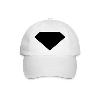 Diamant - Baseballkappe - Weiß/Weiß - Vorne
