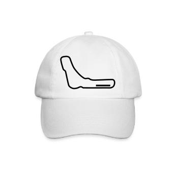 Schaltkreis Italienisch_c1 - Baseballkappe - Weiß/Weiß - Vorne