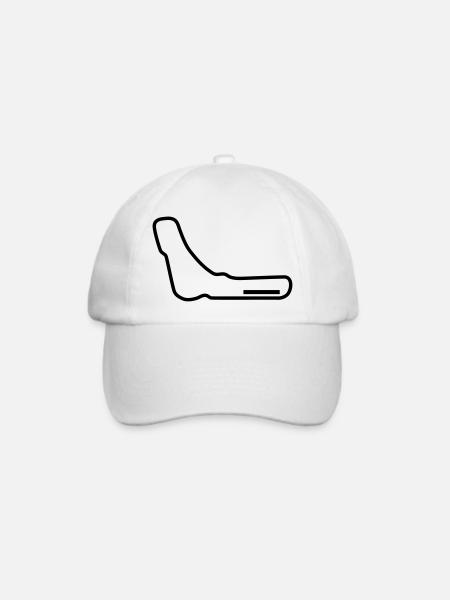 Schaltkreis Italienisch_c1 - Baseballkappe - Weiß/Weiß
