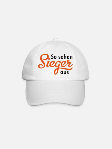 Sieger - Baseballkappe - Weiß/Weiß