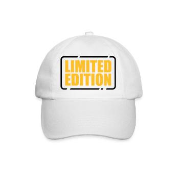 Limited Edition besonders einzigartig Unikat Juwel - Baseballkappe - Weiß/Weiß - Vorne