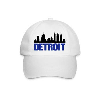 Detroit - Baseballkappe - Weiß/Weiß - Vorne