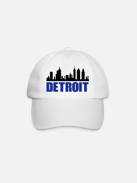Detroit - Baseballkappe - Weiß/Weiß