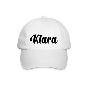 Klara - Baseballkappe - Weiß/Weiß - Vorne