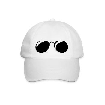 sonnenbrille - Baseballkappe - Weiß/Weiß - Vorne
