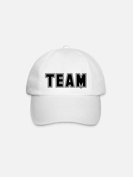 team - Baseballkappe - Weiß/Weiß