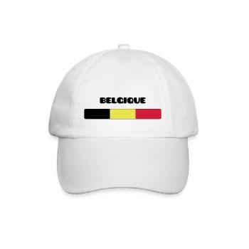 Belgien - Baseballkappe - Weiß/Weiß - Vorne