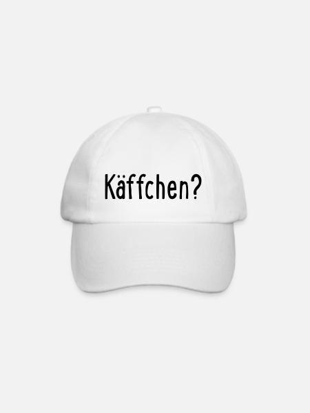 käffchen - Baseballkappe - Weiß/Weiß