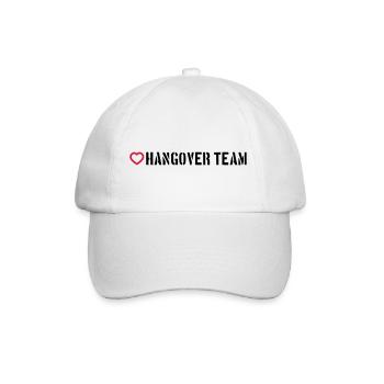 Hangover Team Herz - Baseballkappe - Weiß/Weiß - Vorne