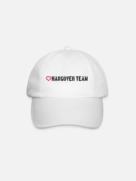 Hangover Team Herz - Baseballkappe - Weiß/Weiß