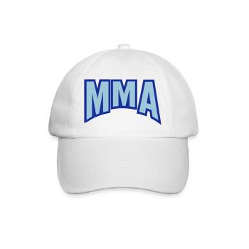 MMA - Baseballkappe - Weiß/Weiß - Vorne