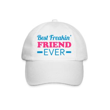 Best Friend - Baseballkappe - Weiß/Weiß - Vorne