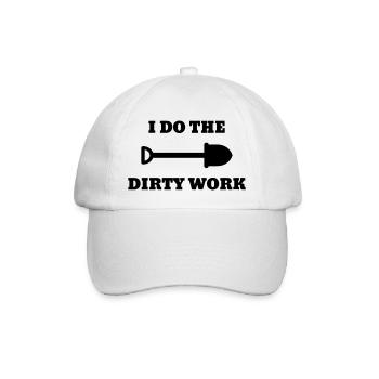 Garden - Gardener - Gardening - Green - Nature - Baseballkappe - Weiß/Weiß - Vorne