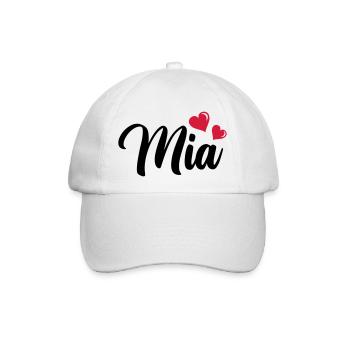 Mia - Baseballkappe - Weiß/Weiß - Vorne