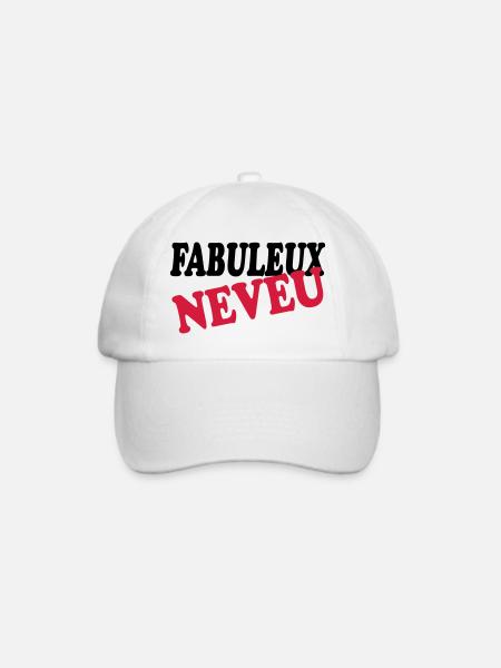 FABELHAFTER NEFFE - Baseballkappe - Weiß/Weiß
