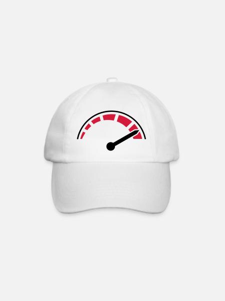 speed__f2 - Baseballkappe - Weiß/Weiß