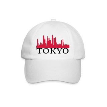 tokyo - Baseballkappe - Weiß/Weiß - Vorne