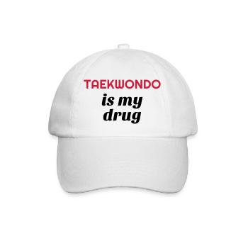 Taekwondo Taekwondoin Tae-Kwon-Do Tae Kwon Do - Baseballkappe - Weiß/Weiß - Vorne