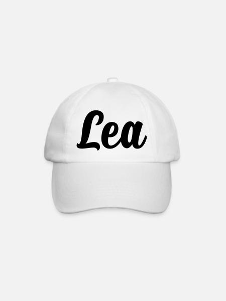 Lea - Baseballkappe - Weiß/Weiß
